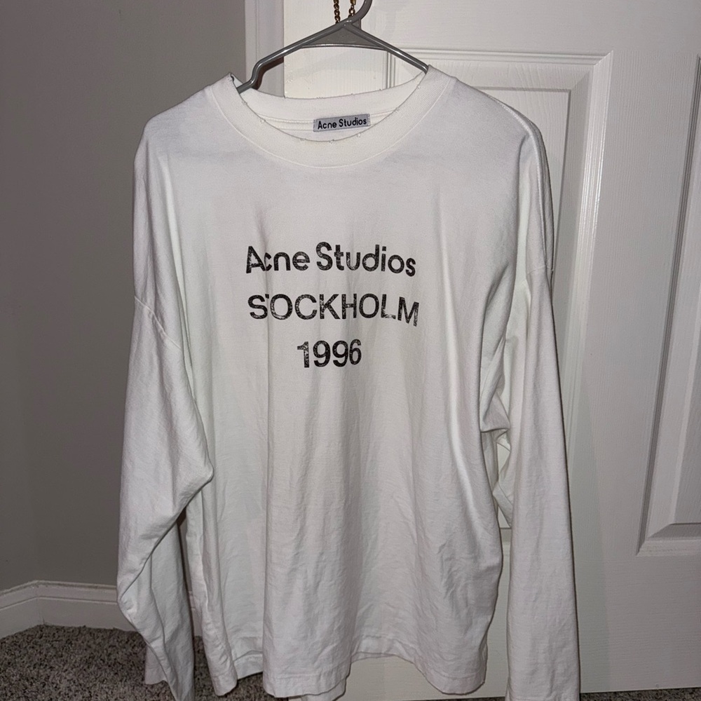 Acne Studios White Long Sleeve